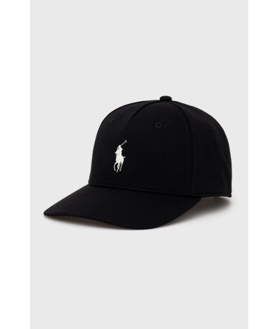 710833790001
  Polo Ralph Lauren
  Noir
  Casquette
  Tissu principal: 59% Polyester, 41% Coton
. Coupe : Regular .. Coupe :