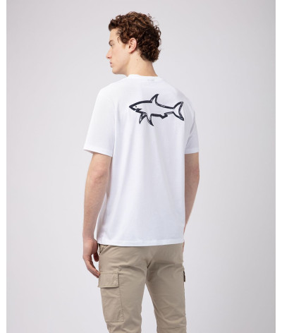 22411130010
  Paul &amp; Shark
  Blanc
  T-Shirt
  Tissu principal: 100% coton
. Coupe : Regular .. Coupe :