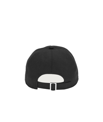 CAP 751007
  Salvatorre Ferragamo .
Couleur : Noir/Rouge .
Type : Casquette .
Composition :Tissu principal: 95% Cotton, 5% Brass