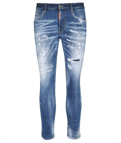 S71LB0952 470
  Dsquared2
  Bleu
  Jeans
 Tissu principal: 97% Cotton 3% Elastanne
. Coupe : CoolGuyJeans .. Coupe :