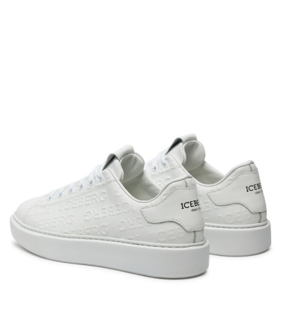 IU1684 COMB ALL OVER WHITE
  Iceberg
  Blanc
  Sneakers
 Tissu principal: 100% cuir
. Coupe : Regular .
<p class="p1" style="mar