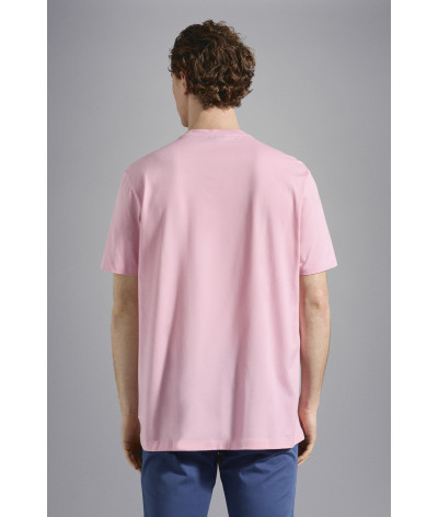 C0P1002 113
   Paul &amp; Shark
   Rose
  T-Shirt
  Tissu principal: 100% coton
. Coupe : Regular .. Coupe :