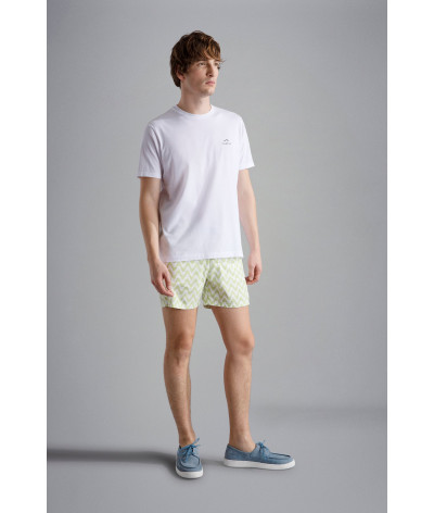 24411087010
   Paul &amp; Shark
   Blanc
  T-Shirt
  Tissu principal: 100% coton
. Coupe : Regular .. Coupe :