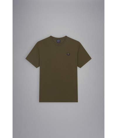 C0P1002 132
   Paul &amp; Shark
   KaKi
  T-Shirt
  Tissu principal: 100% coton
. Coupe : Regular .. Coupe :