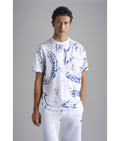 24411103010
   Paul &amp; Shark
   Blanc
  T-Shirt
  Tissu principal: 100% coton
. Coupe : Regular .. Coupe :