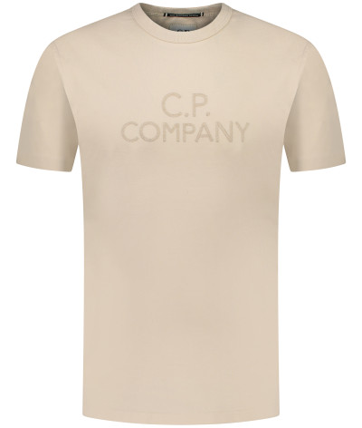 16CMTS148A-006203W 402
   C.P. Company   
  Beige
  T-Shirt
   Tissu principal: 100% Cotton
. Coupe : Regular . . Coupe :