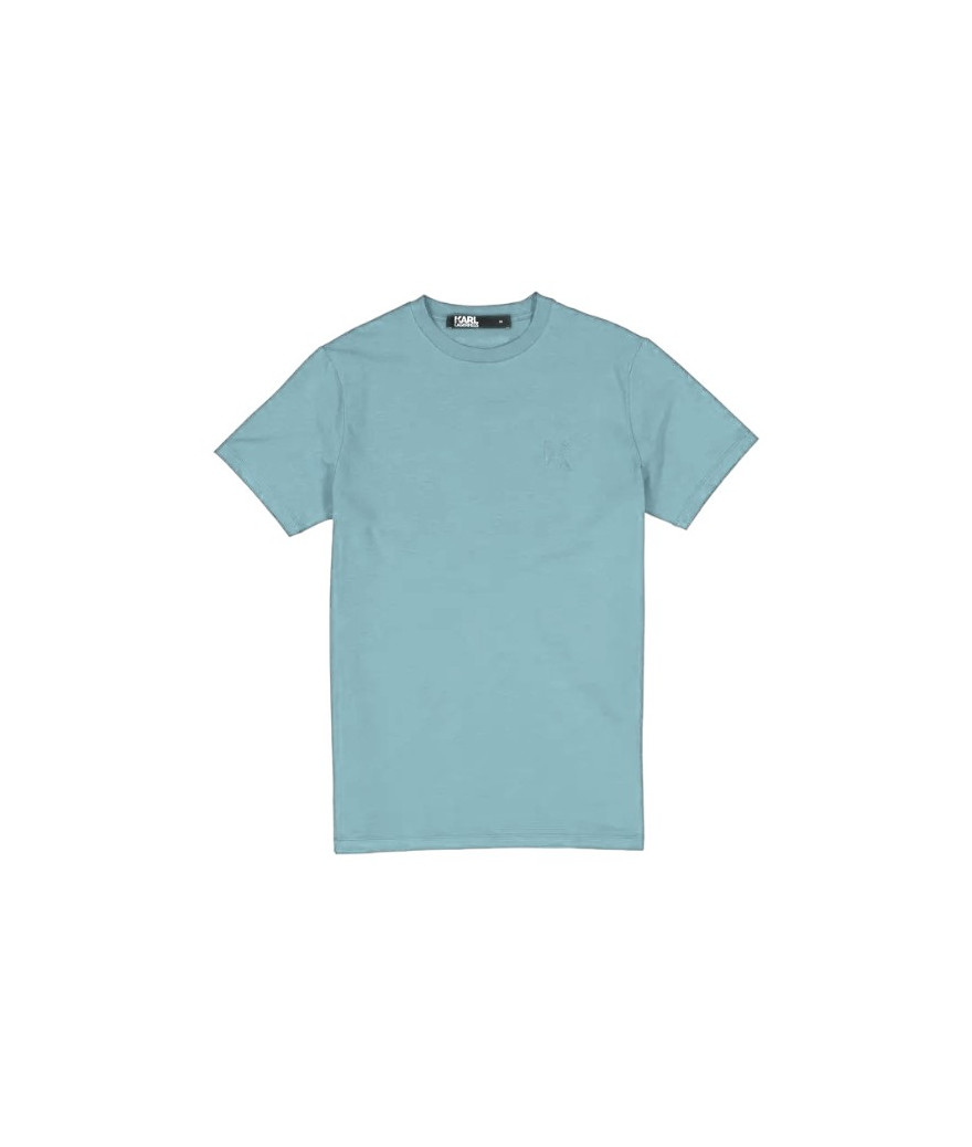 755890-542221-620
 Karl Lagerfeld
  Bleu pale
  T-Shirt
   Tissu principal: 95% coton, 5% élasthanne
. Coupe : Regular .        