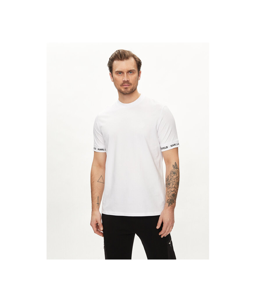 755023-542221-10
  Karl Lagerfeld
  Blanc
  T-Shirts
 Tissu principal: 95% Coton, 5% Elastanne
. Coupe : Regular .              