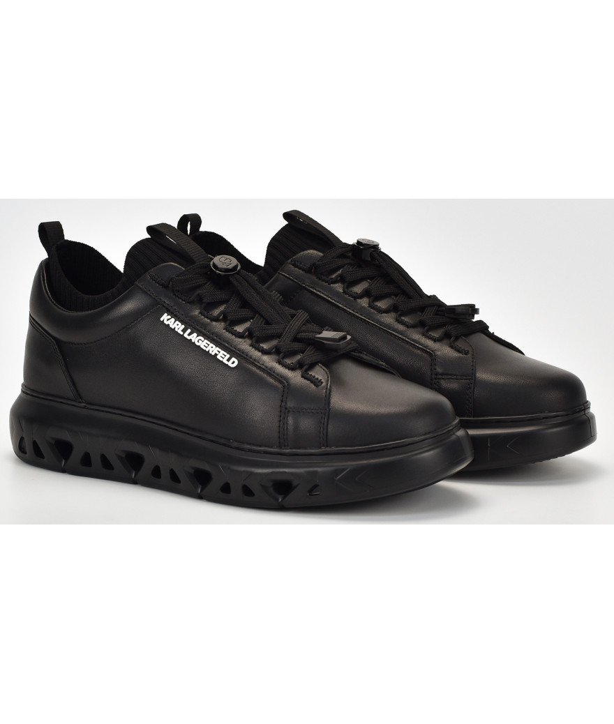 855012-541470-990
  Karl Lagerfeld
  Noir
  Sneakers
  Tissu principal: 100% Cuir
. Coupe : Regular .                
<p class="