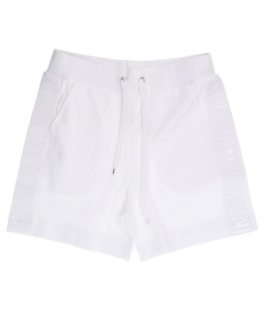 V3A6703-9410-0001
  Moschino
  Blanc
  Short
   Tissu principal: 100% Cotton
. Coupe : Regular .                . Coupe :