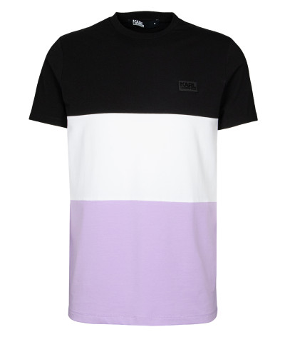 755405-533221-230
  Karl Lagerfeld
  Noir, Violet, Blanc
  T-Shirt
  Tissu principal: 95% Cotton, 5% Elastanne
. Coupe : Regular