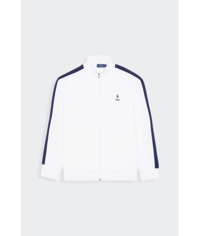 710941835002
  Ralph Lauren
   Blanc
  Veste
  Tissu principal: 54% Coton, 46% Polyester recyclé
. Coupe : regular              