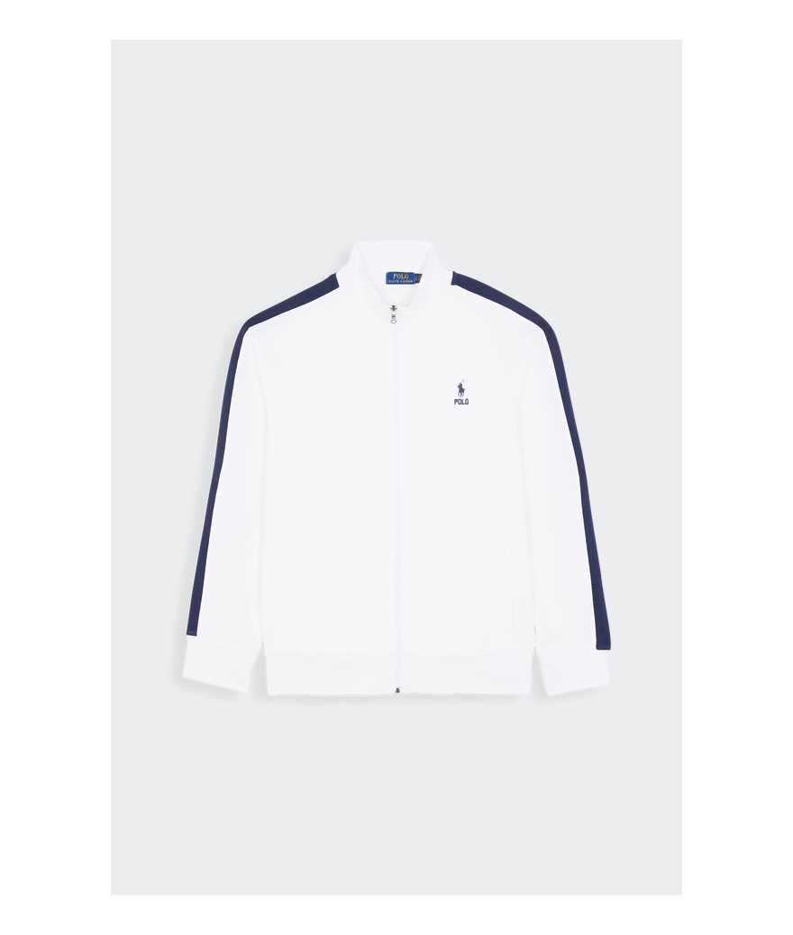 710941835002
  Ralph Lauren
   Blanc
  Veste
  Tissu principal: 54% Coton, 46% Polyester recyclé
. Coupe : regular              