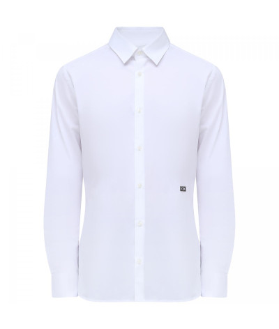 G071 - 6211 - 1101
  Iceberg
   Blanc
  Chemise
  Tissu principal: 100% Cotton
. Coupe : regular                . Coupe :