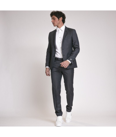 255056-544031-910
  Karl Lagerfeld
   Gris
  Pantalon
  Tissu principal: 68% Cotton, 32% polyester
. Coupe : regular            