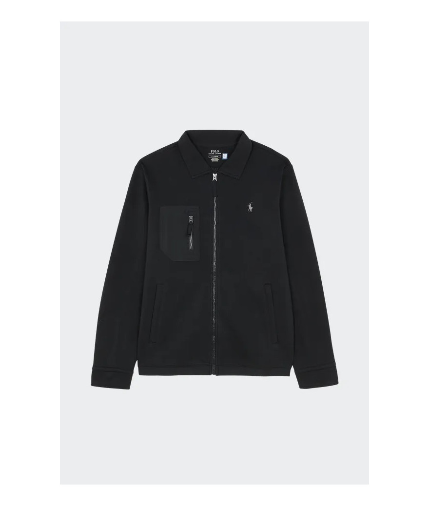 710916654003
  Ralph Lauren
  Noir
  Veste
  66% Coton 34% Polyester recyclé
. Coupe : regular 
- Cet article taille normalement