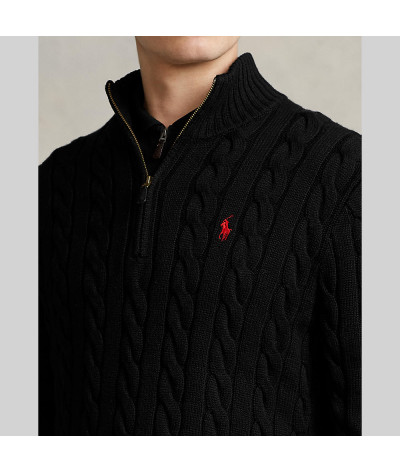 710810841006
  Ralph Lauren
   Noir
  Pull
  Tissu principal: 100% Cotton
. Coupe : regular
- Cet article taille normalement. No