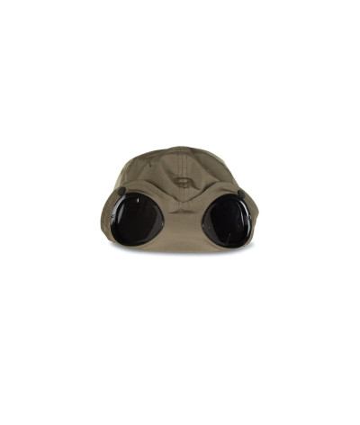 17CMAC146A-005904A-359
  C.P. Company
   Kaki
  Casquette Goggle
    Partie interne tissu principal : 100 % Polyester - Partie e