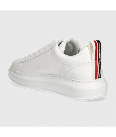 855019-543470-10
  Karl Lagerfeld
   Blanc
  Sneakers 
  Empiècement : 100% Cuir
. Coupe : regular
- Cet article taille normalem