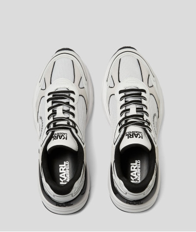 855033-543475-19
  Karl Lagerfeld
   Blanc
  Sneakers Comet
  Empiècement : 52% cuir - 48% polyester / Doublure : 100% polyester