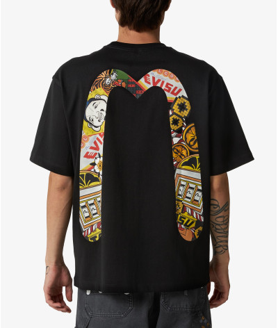 2EAHTM4TS8055-BLACK
  Evisu
   Noir
  T-Shirt
  Tissu principal: 100% Cotton
. Coupe : regular
- Cet article taille normalement.