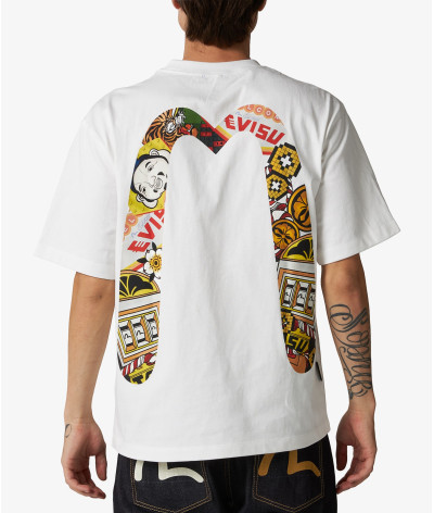 2EAHTM4TS8055-WHITE
  Evisu
   Blanc
  T-Shirt
  Tissu principal: 100% Cotton
. Coupe : regular
- Cet article taille normalement