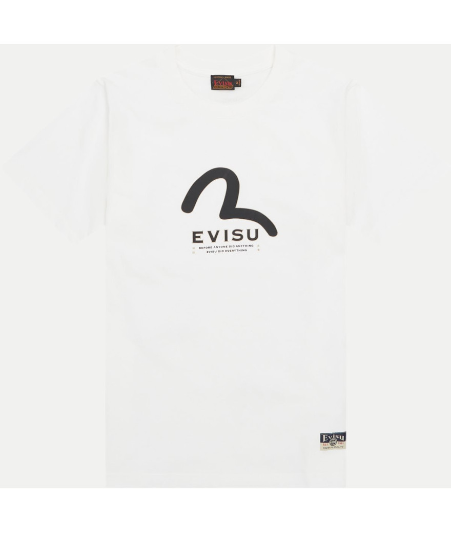 2EAHTM4TS7070-WHITE
  Evisu
   Blanc
  T-Shirt
  Tissu principal: 100% Cotton
. Coupe : regular
- Cet article taille normalement