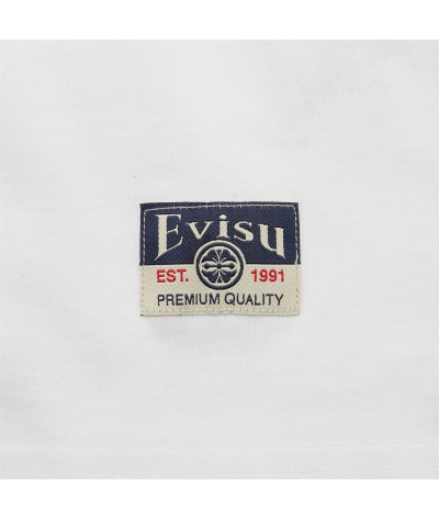 2EAHTM4TS7070-WHITE
  Evisu
   Blanc
  T-Shirt
  Tissu principal: 100% Cotton
. Coupe : regular
- Cet article taille normalement