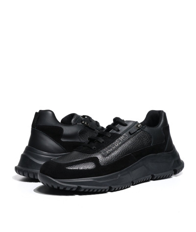 IU16320A-COMB-BLACK
  Iceberg
   Noir
  Sneakers
  Tissu principal: 100% Cuir
. Coupe : regular
- Attention, cet article taille 