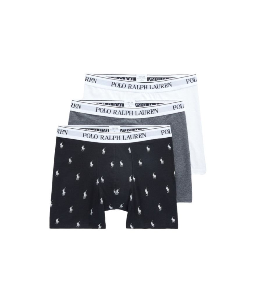 714830300037
  Ralph Lauren
   Blanc - Gris - Noir
  Boxer
  Tissu principal: 95% Coton 5% Elasthanne
. Coupe : regular         