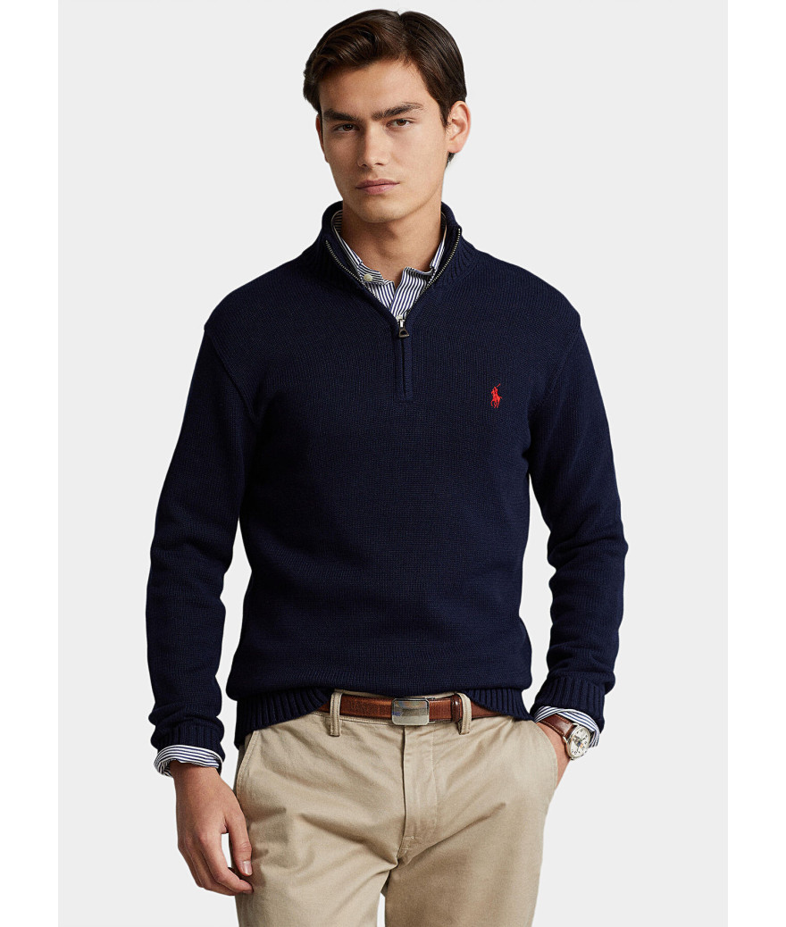 710859939002
  Ralph Lauren
   Marine
  Pull Col Camioneur
  Tissu principal: 100% Cotton
. Coupe : regular                
<p s