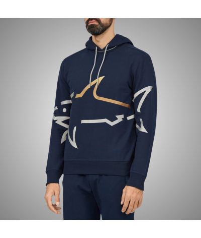 24411882-013
  Paul &amp; Shark
   Marine
  Sweat à capuche
  70% cotton, 24% polyester, 6% elasthanne