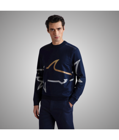 24411881-013
  Paul &amp; Shark
   Marine
  Sweat 
  70% cotton, 24% polyester, 6% elasthanne