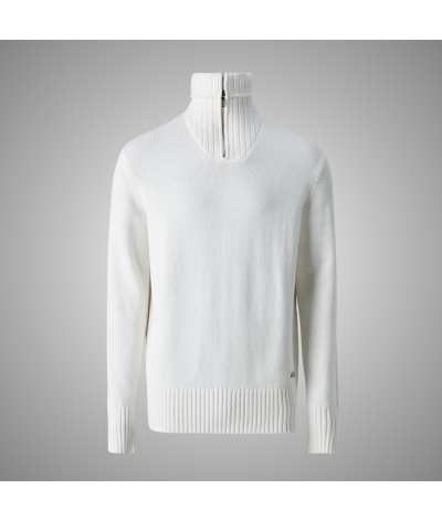 655037-544305-60
  Karl Lagerfeld
   Blanc
  Col Roulé
  Tissu principal: 50% laine, 50% coton