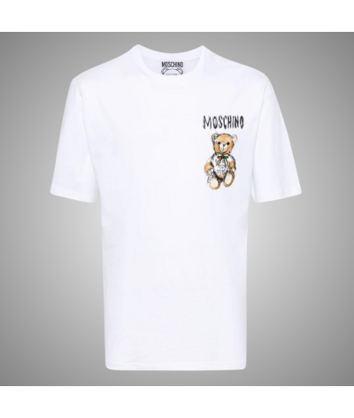 ZZV0716 0241 1001
  Moschino
   Blanc
  T-Shirt
 Tissu principal: 100% Coton